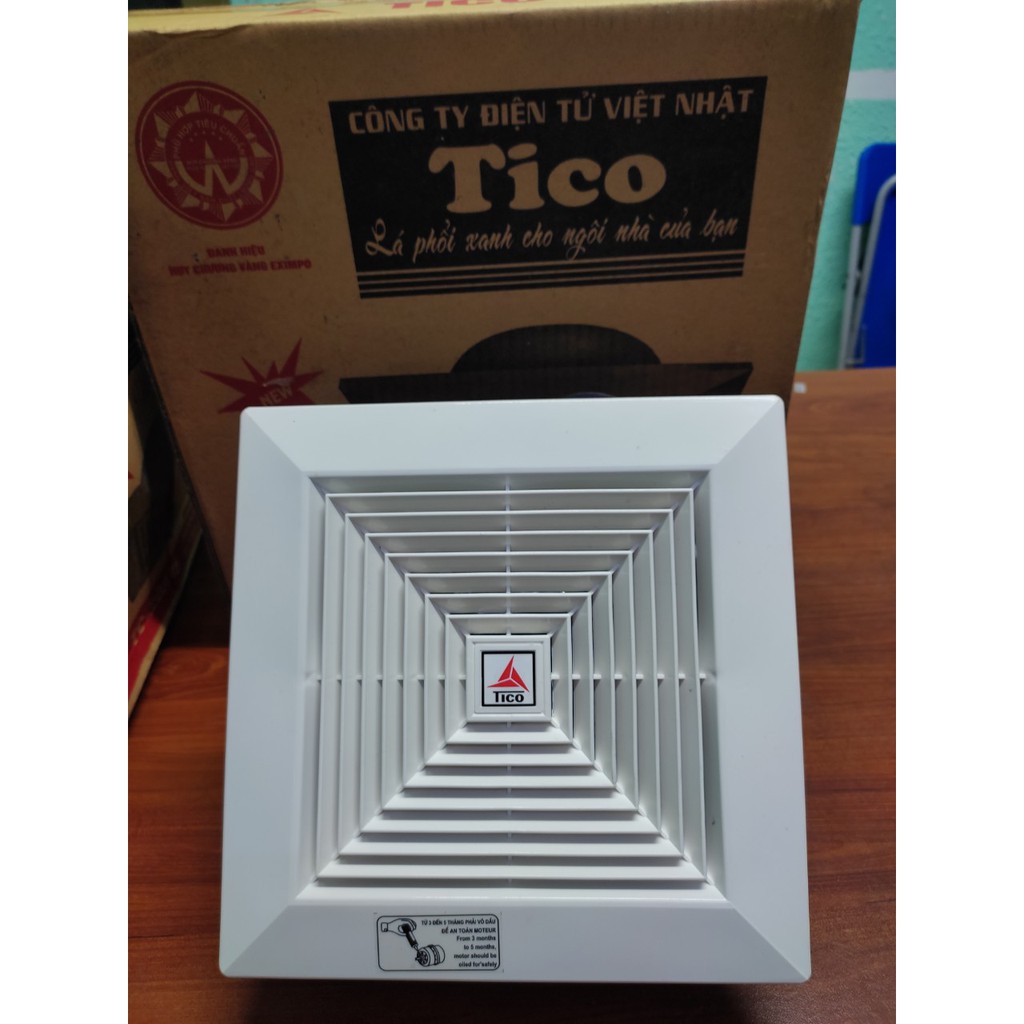 Quạt hút gió hút mùi âm trần hút ngang 15Av4/ 20Av4/25AV4 TiCO 1 chiều