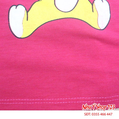 A96 - Bộ Cộc Tay Quần Ngố Chất Cotton 4 chiều cho bé gái