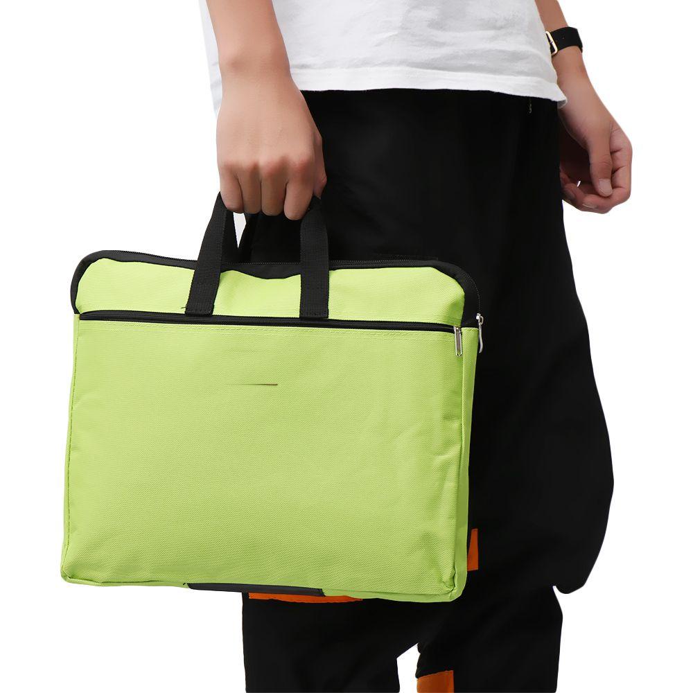 Túi Vải Canvas Đựng Tài Liệu Khổ A4 Đa Năng Có Khóa Kéo Và Tay Cầm Tiện Dụng