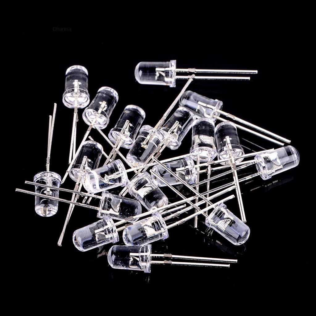 Bộ 100 điốt đèn LED nhiều màu sắc kích thước 5mm | BigBuy360 - bigbuy360.vn