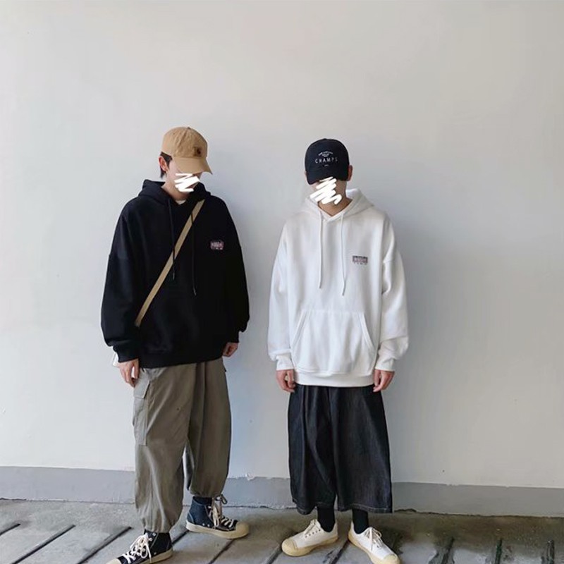 Áo Nỉ Nam Nữ Dài Tay Có Mũ Thời Trang Nhật | BigBuy360 - bigbuy360.vn