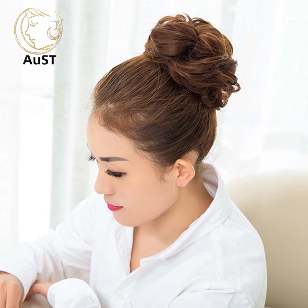 Búi Tóc Giả Uốn Xoăn Gợn Sóng Cho Nữ