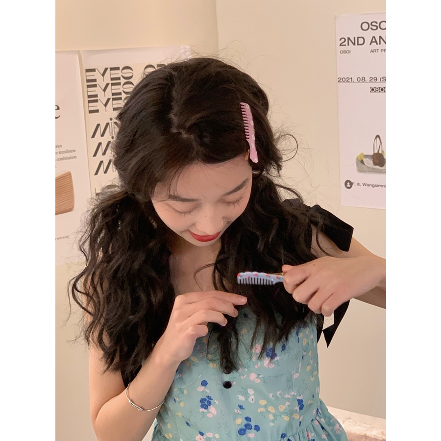 Kẹp tóc mái hình lược xinh xắn dễ thương