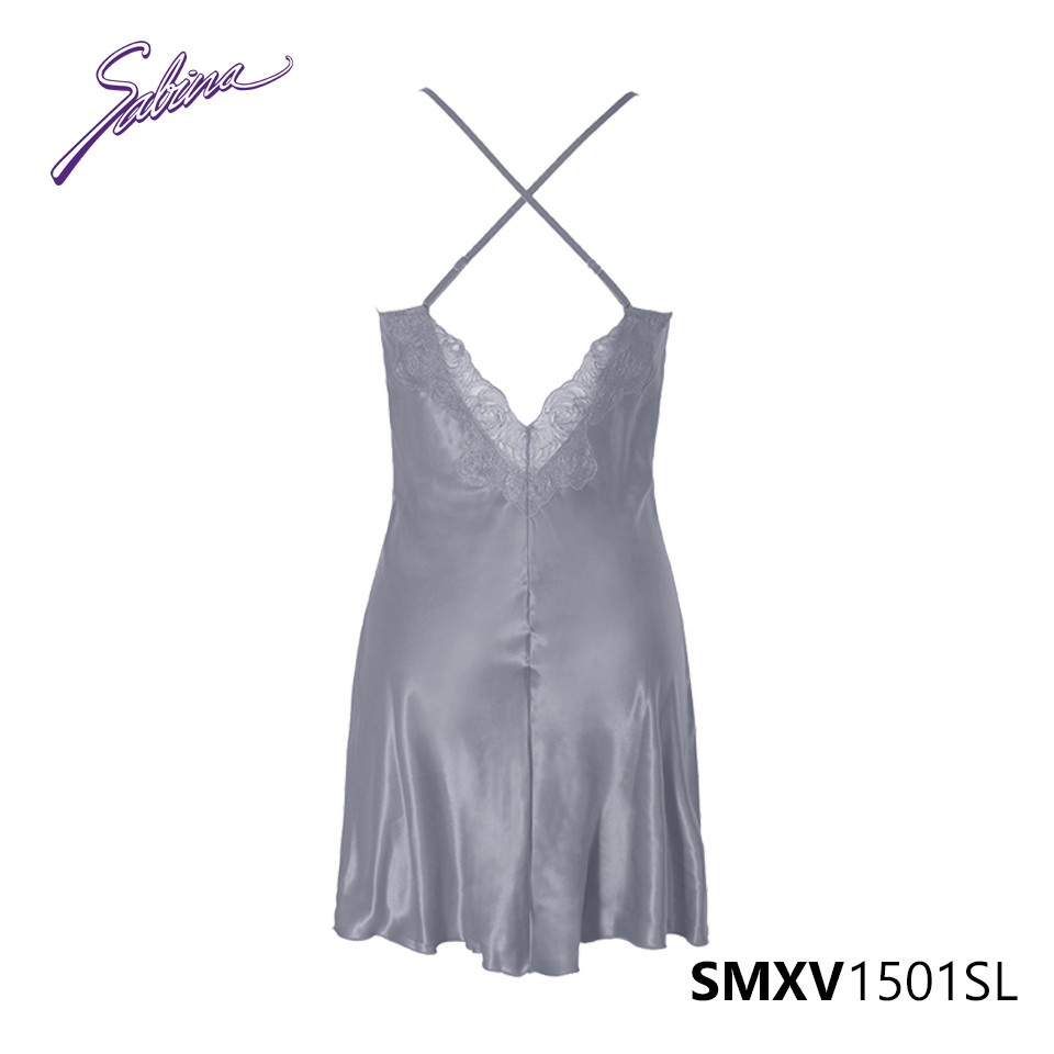 Đồ Ngủ Sexy Viền Ren Màu Xám Gorgeous By Sabina SMXV1501SL