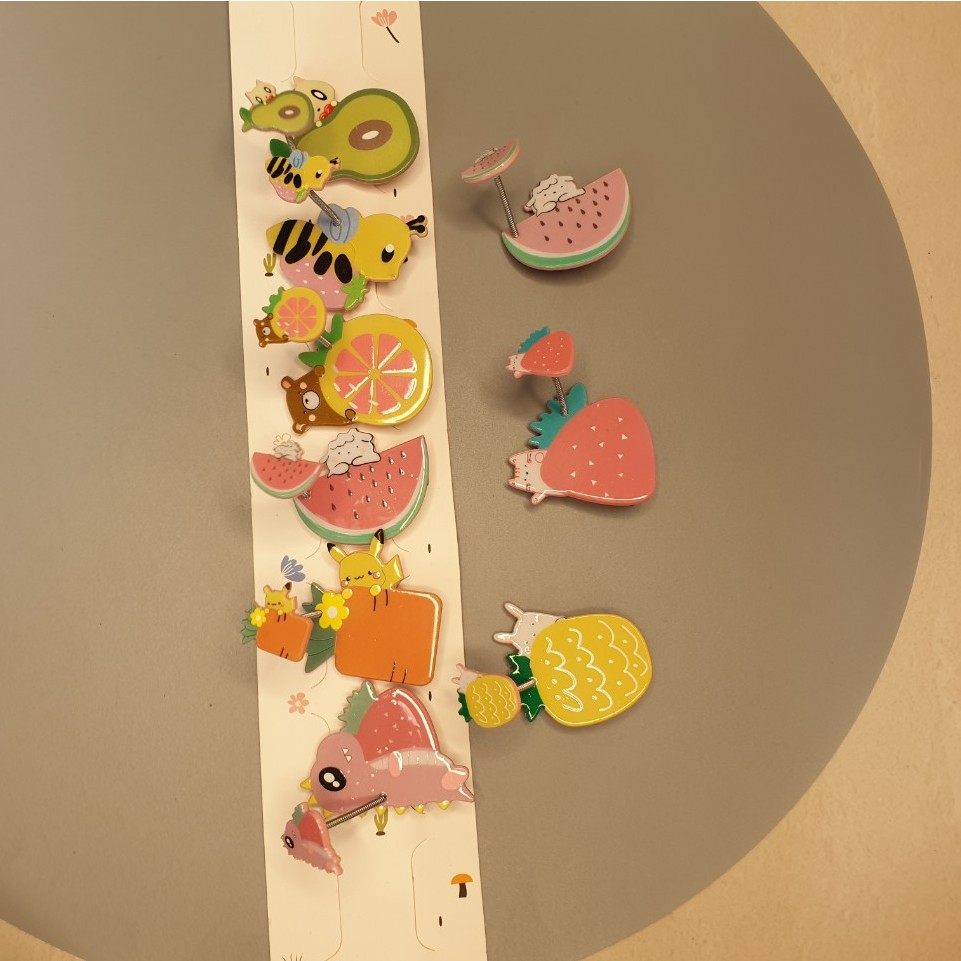 KẸP MỎ VỊT THÚ NHÚNG CHO BÉ GÁI