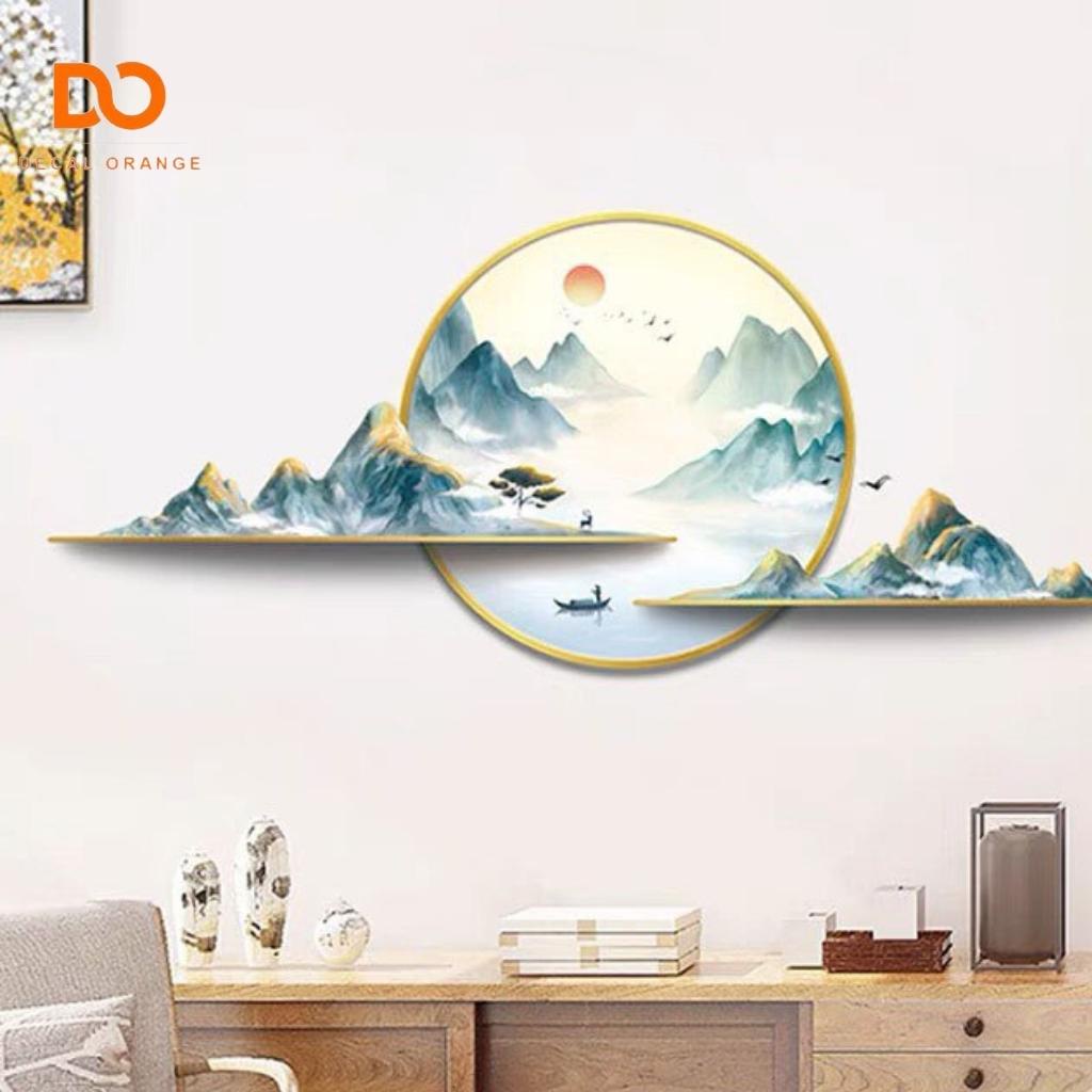 Decal dán tường phong cảnh, Tranh dán tường trang trí phòng ngủ, phòng khách mẫu A01