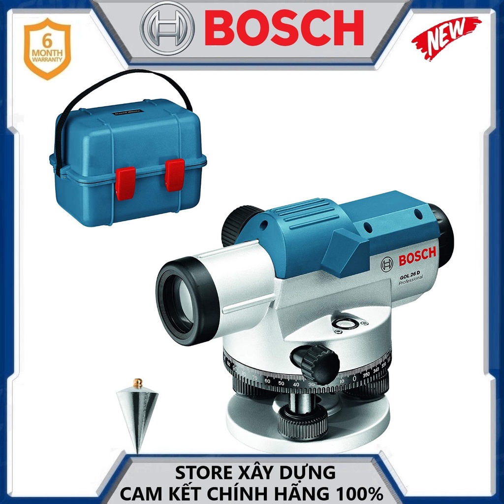 Máy thủy bình Bosch GOL 26D - Độ chính xác cao