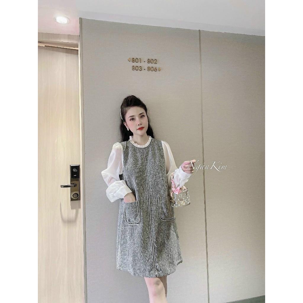 Váy bầu thu đông công sở