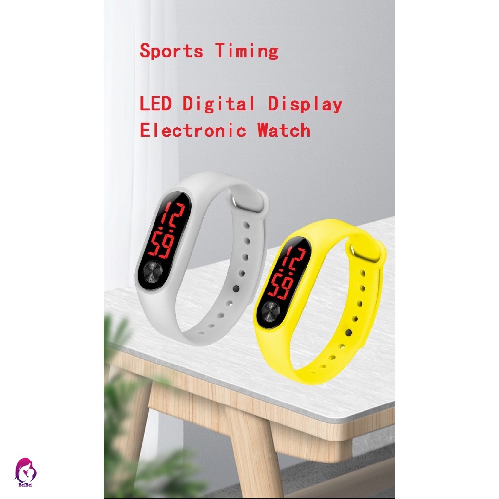 Đồng Hồ LED Điện Tử Thời Trang Cho Nam Nữ