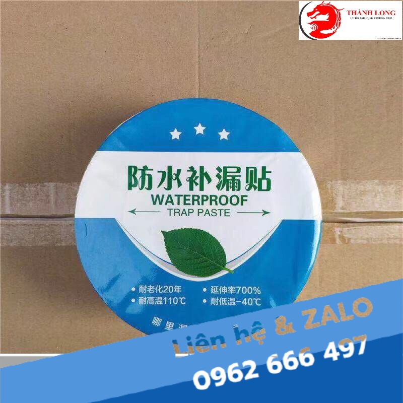 Băng keo siêu dính chống thấm và chịu nhiệt WaterProof Tape công nghệ Nhật Bản khổ 5cm