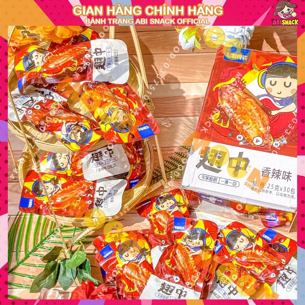 Mới Cánh vịt tẩm nướng mật ong cô gái hương vị Trung Hoa Zhai Opera Food Bag gói 25g