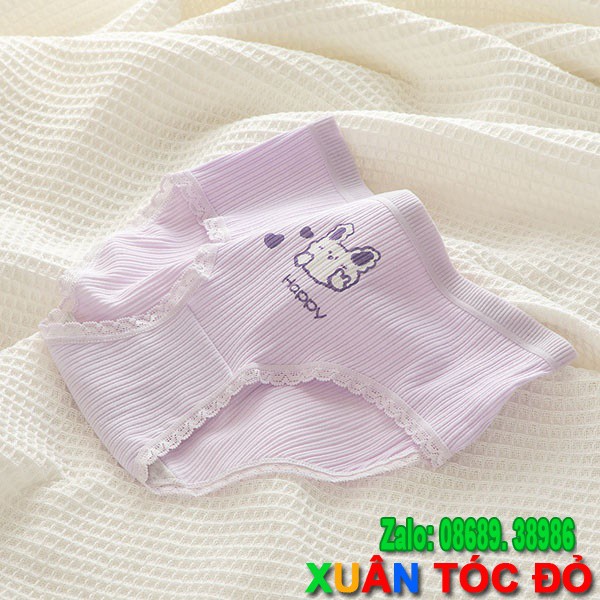 [Mã WASTDEP giảm 5K đơn bất kì] SỈ ZALO RẺ HƠN NHIỀU_ Lót 5 Kiểu Thỏ Tím Dâu Tây 5091 | BigBuy360 - bigbuy360.vn