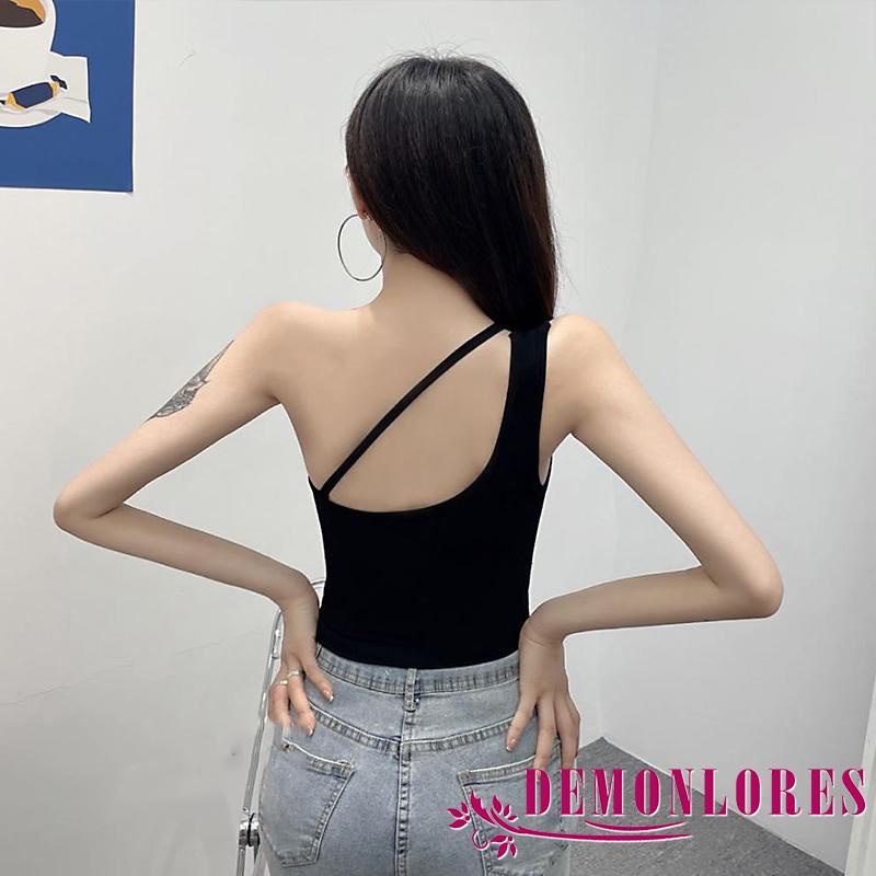 Áo crop top không tay dáng ôm hở rốn màu trơn gợi cảm cho nữ | WebRaoVat - webraovat.net.vn