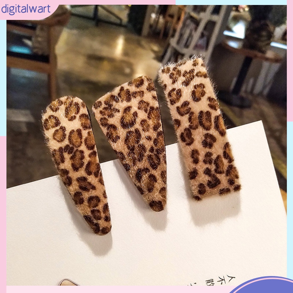 Kẹp Tóc Họa Tiết Da Báo Thời Trang Dành Cho Nữ