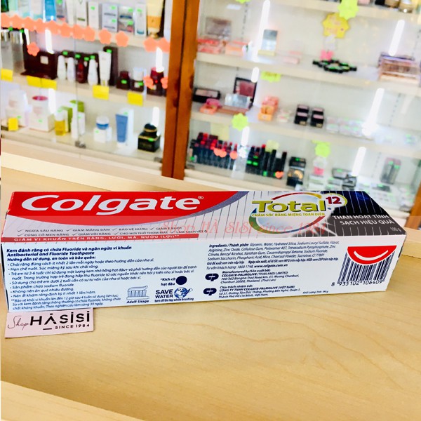 KEM ĐÁNH RĂNG COLGATE Total Than Hoạt Tính Trắng Sạch Hiệu Quả 190g