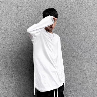 Áo thun tay dài Longtee vạt sole, Áo thun trơn tay dài unisex