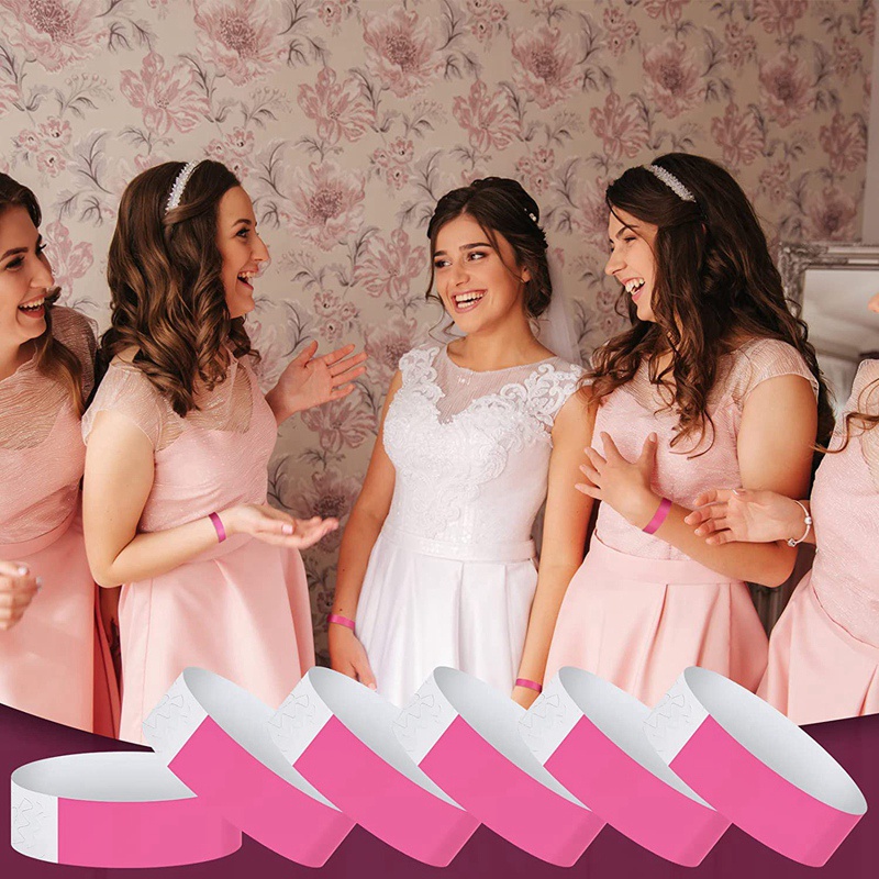 Gói 600 Vòng Tay Giấy Nhiều Màu Sắc Không Thấm Nước