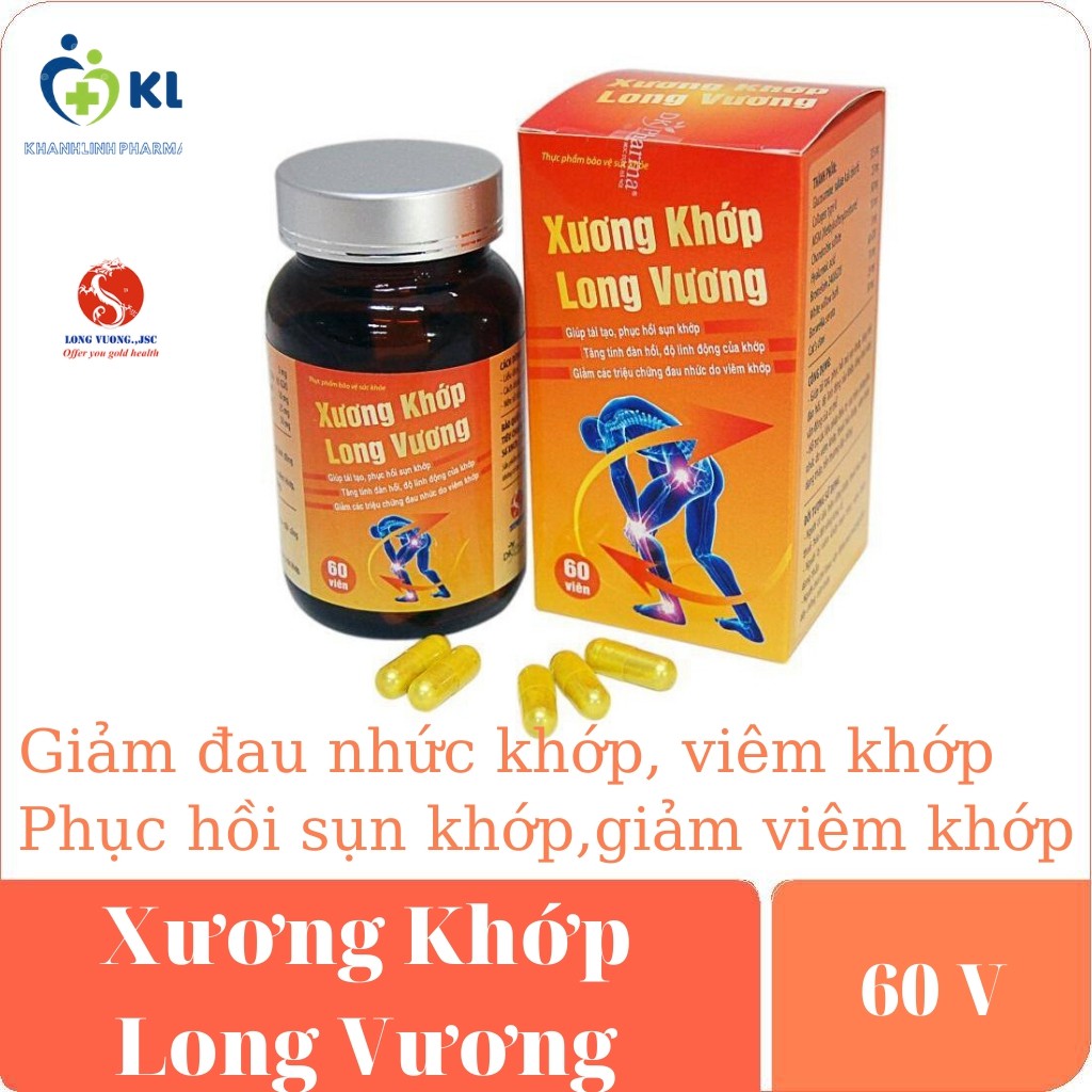 Xương Khớp Long Vương-Giúp giảm đau nhức,thoái hóa khớp,viêm khớp dạng thấp,giúp tái tạo, phục hồi sụn khớp