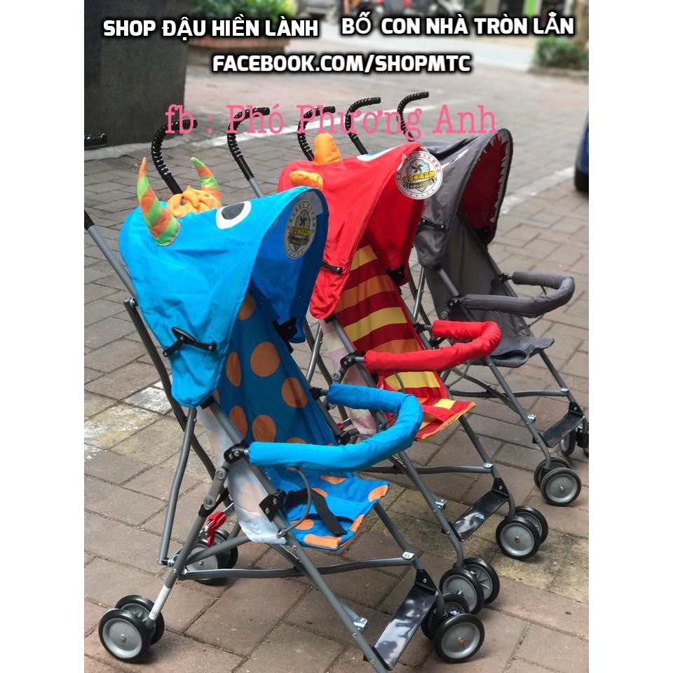 Xe đẩy trẻ em du lịch gấp vào siêu gọn như một chiếc ô như một cây dù chịu tải 80 kg siêu bền siêu chắc chắn siêu nhẹ