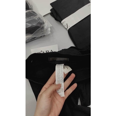 Quần legging ZR đen dáng dài