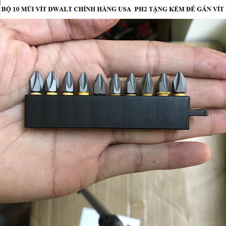 10 Mũi Vít Ngắn 25mm DeWalt Chính Hãng ph2