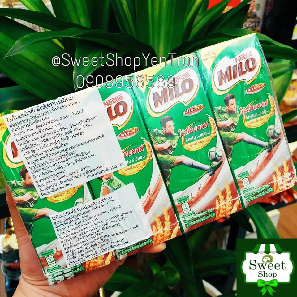 Lốc 8 hộp sữa Milo Thái