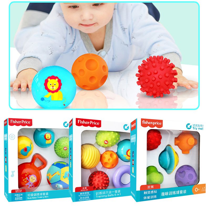 Fisher-quả Bóng Đồ Chơi Cầm Tay Phát Triển Giác Quan Cho Bé