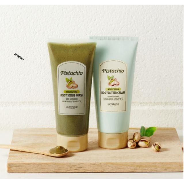 Sữa tắm tẩy tế bào chết PISTACHIO NOURISHING BODY SCRUB WASH [TD92]