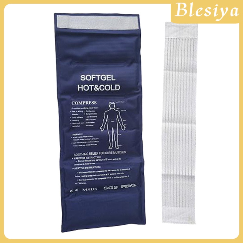 [Hàng mới về] Túi gel chườm nóng lạnh có thể tái sử dụng với dây đai quấn co giãn tiện dụng
