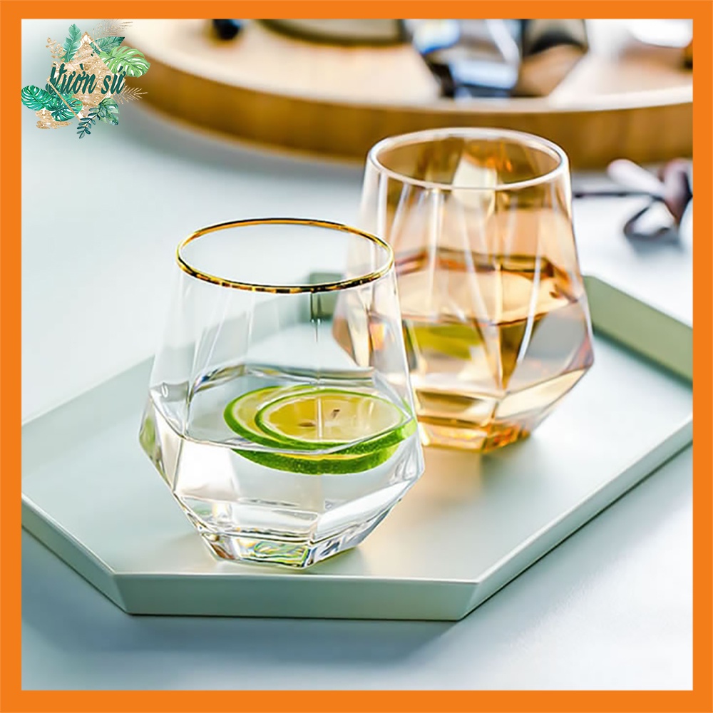 Ly thủy tinh dễ thương, cốc uống nước chịu nhiệt - VS106