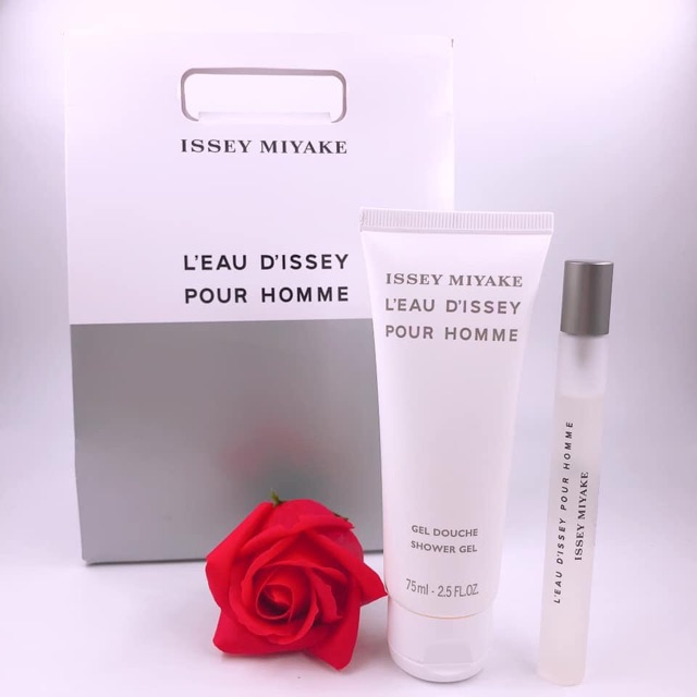 Set Nước Hoa và dưỡng thể issey Miyake L’eau D’issey Pour Femme mini 10ml | Thế Giới Skin Care