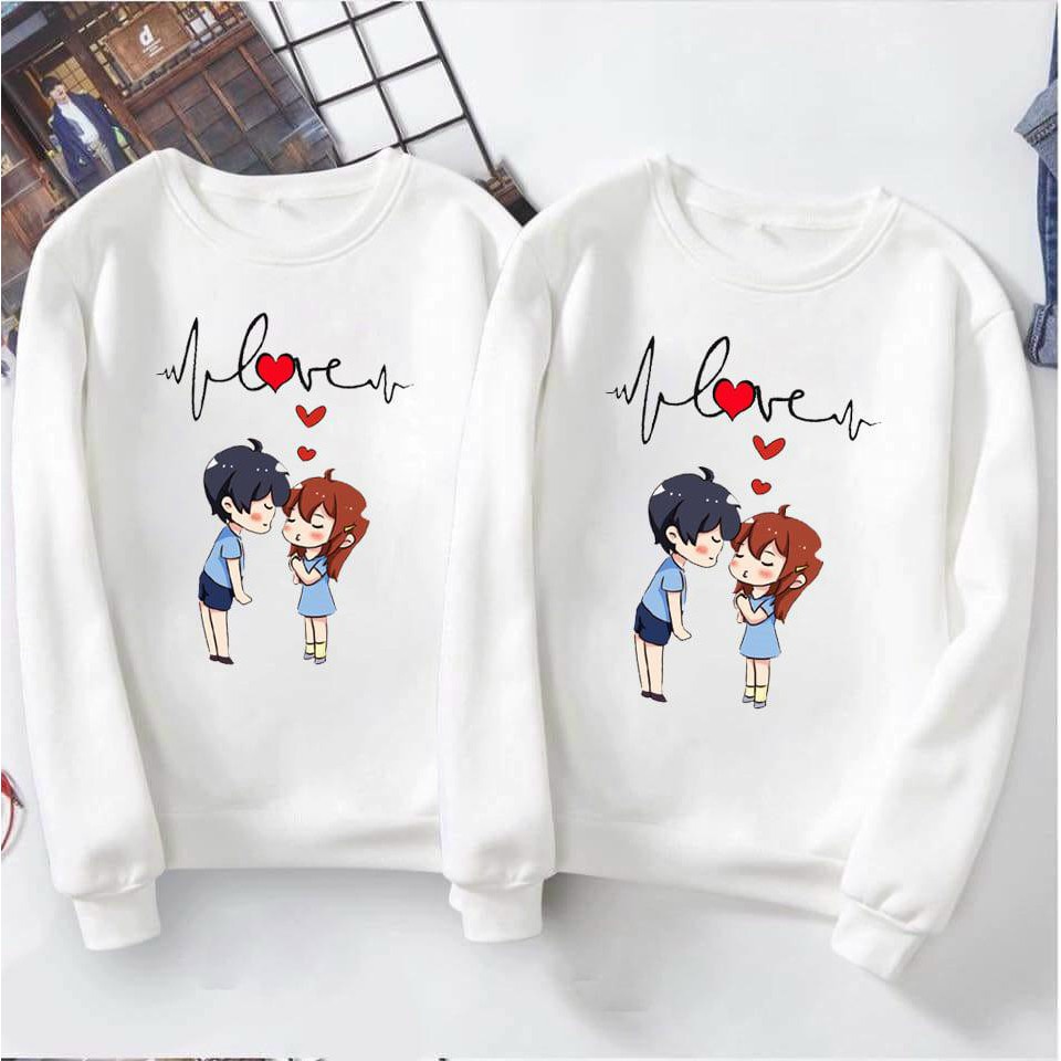 áo nỉ love yêu thương