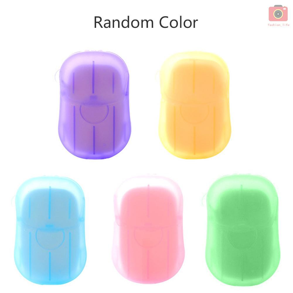 Hộp 20 xà phòng giấy Mini dùng một lần tiện dụng | BigBuy360 - bigbuy360.vn