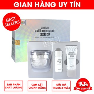 Set Kem Ốc Sên Dưỡng Trắng Da – Goodal Premium Snail Tone Up Cream