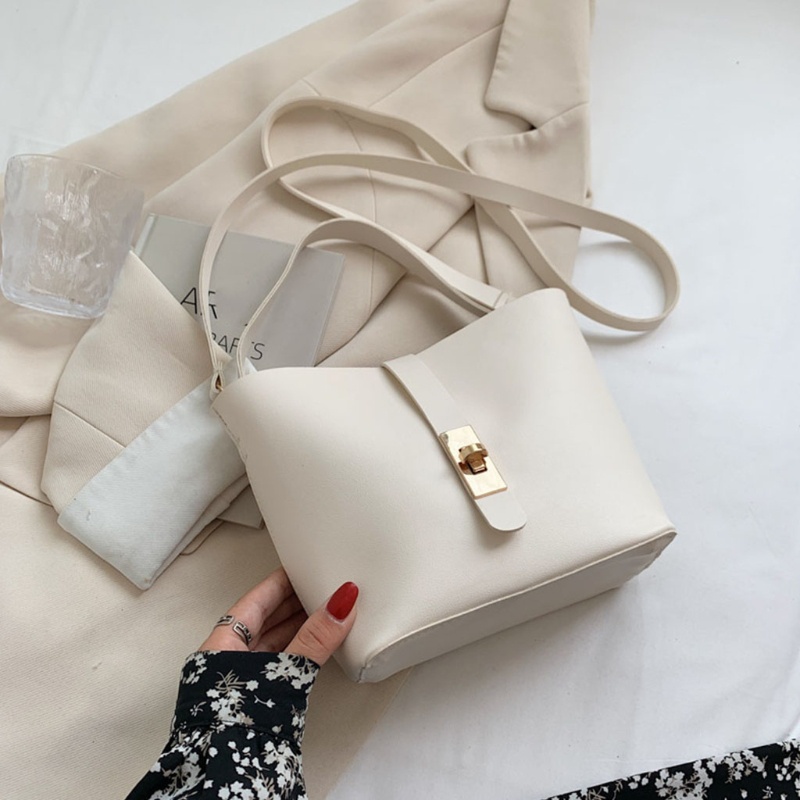 Túi Da PU Đeo Chéo Phong Cách Vintage Mềm Mại Cho Nữ