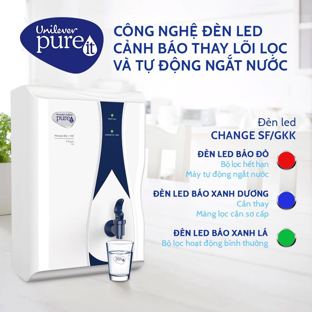 Máy lọc nước Unilever Pureit CASA 3000L - Hàng Chính Hãng