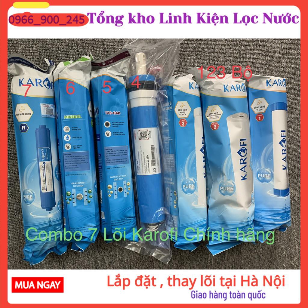 Combo 4 Lõi Lọc Số 5678 Karofi Chính Hãng 👉 Bộ Khoáng Dành Cho Tất Cả Các Máy Lọc Nước ( Hàng Chính Hãng)