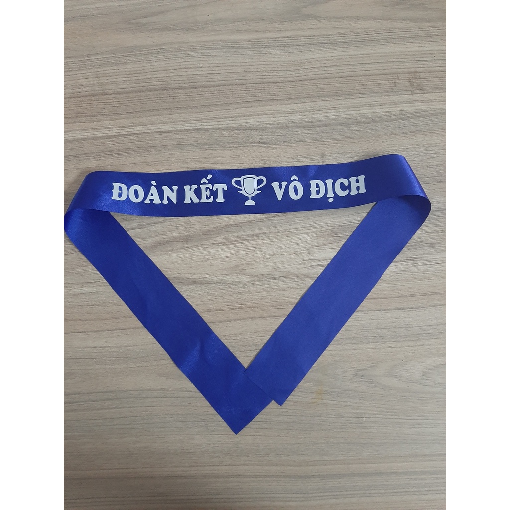 Băng đô đeo đầu khẩu hiệu ĐOÀN KẾT VÔ ĐỊCH