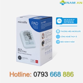 Máy đo huyết áp chính hãng microlife bp b2 easy thế hệ mới | nam an