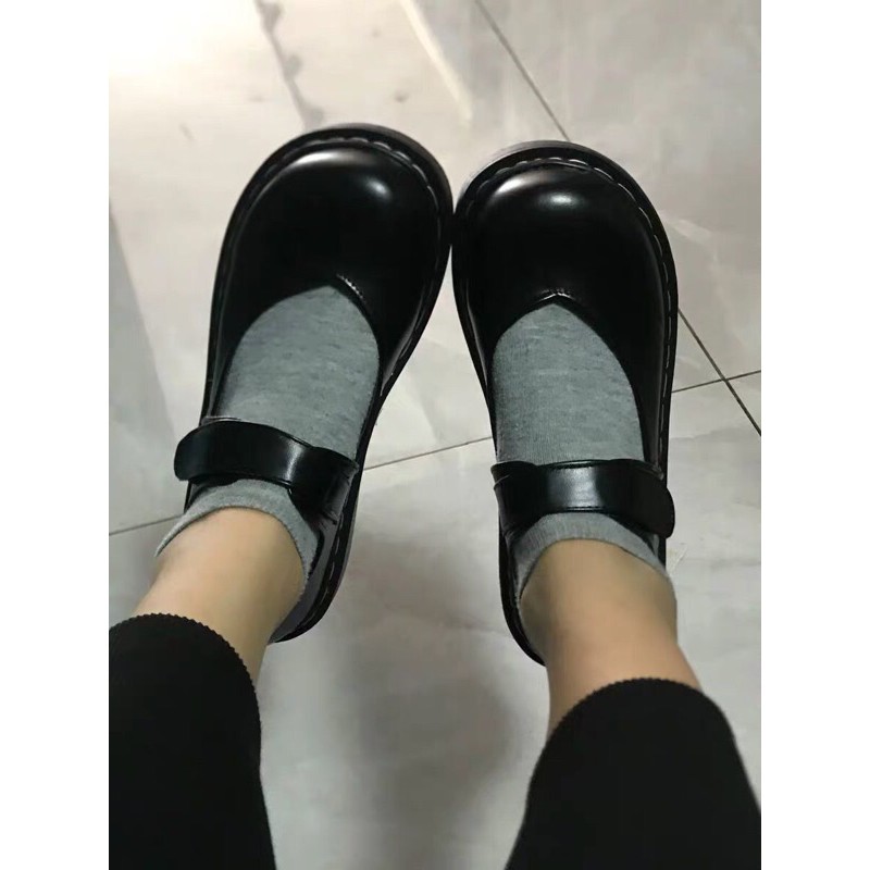 Giày lolita mũi tròn phong cách vintage kèm ảnh thật