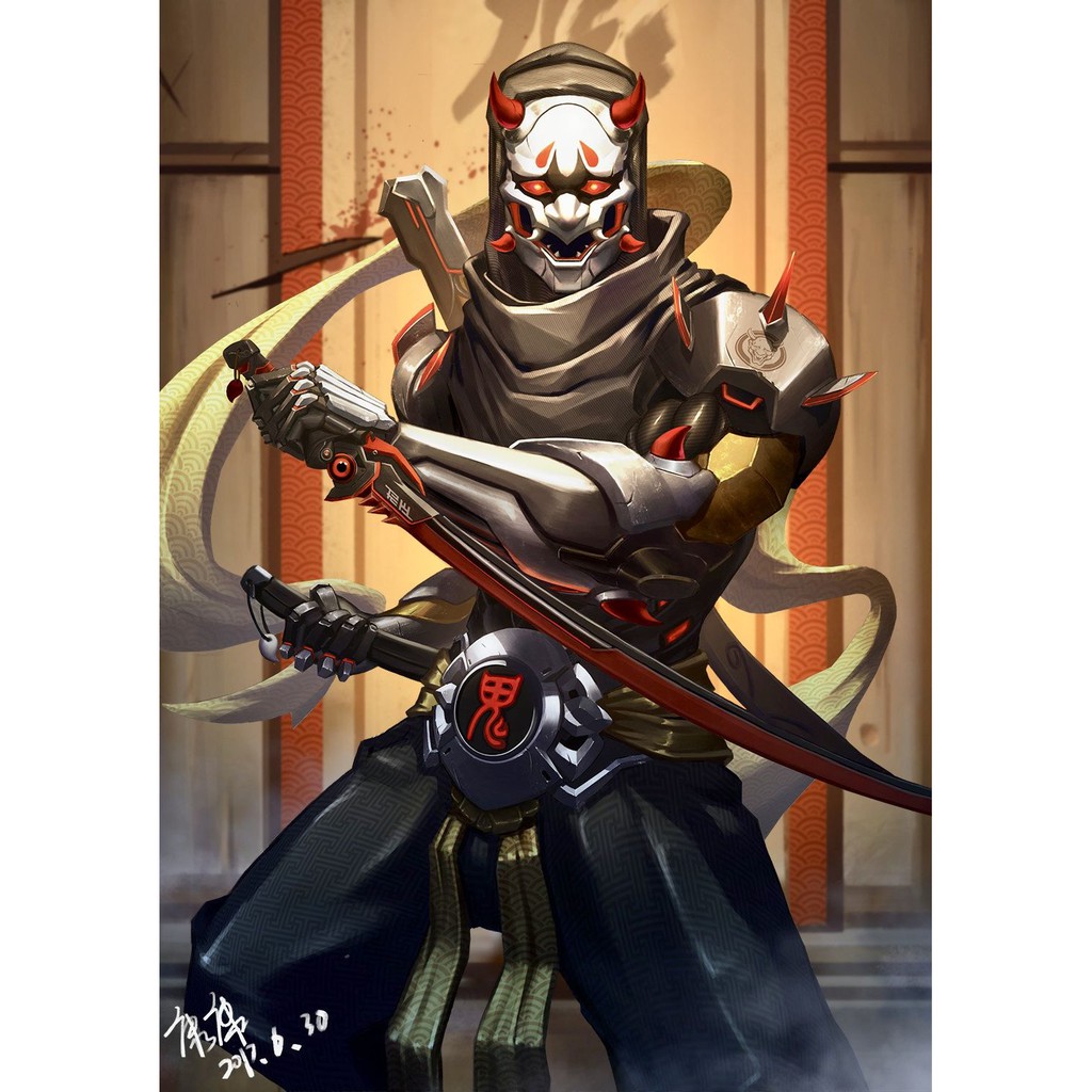 Mô hình thanh Genji oni 22-25cm - Overwatch | Baystore