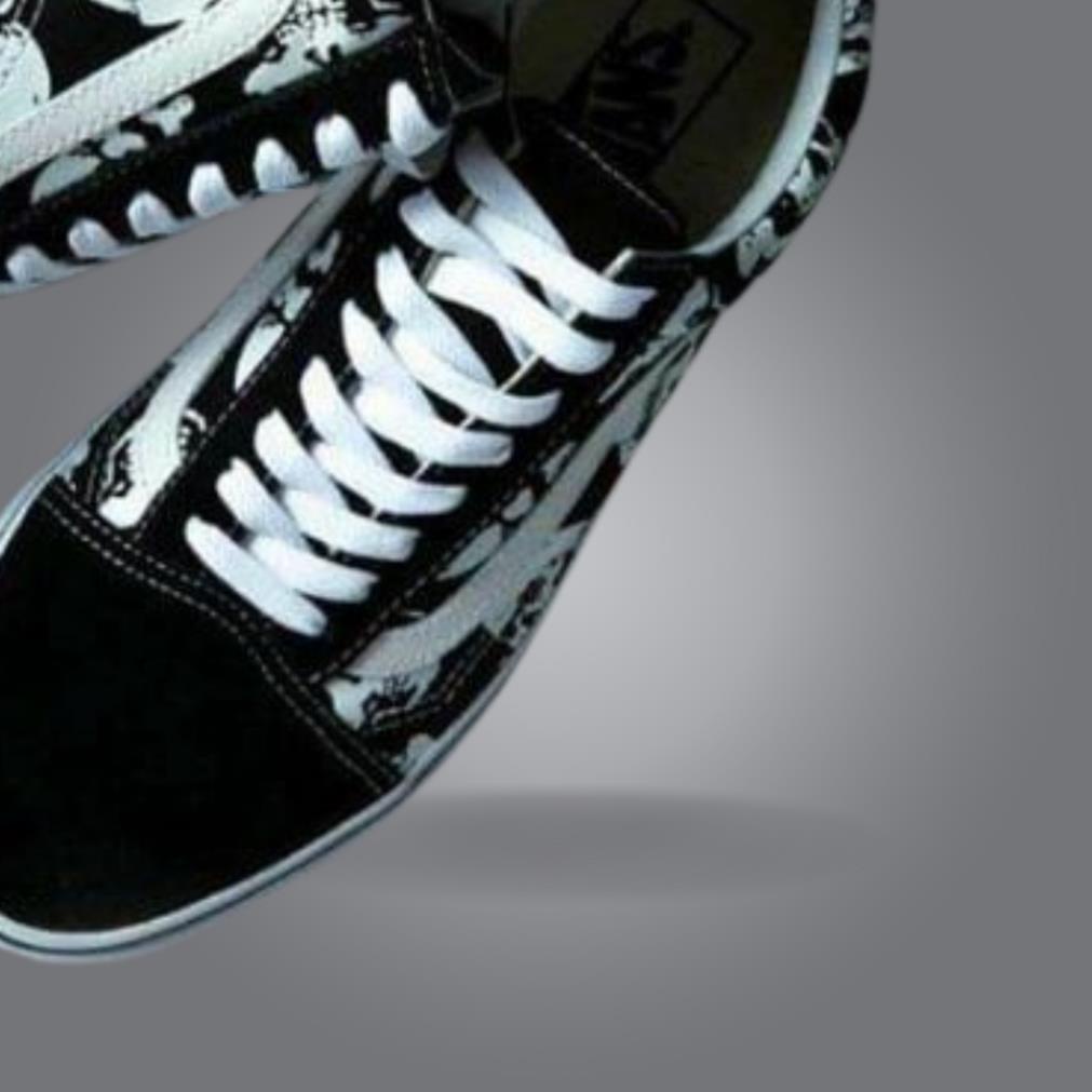 Giày thể thao nam nữ vans in hình đầu lâu hàng việt nam xuất khẩu giầy thể thao nam nữ full size 36-43 🍁