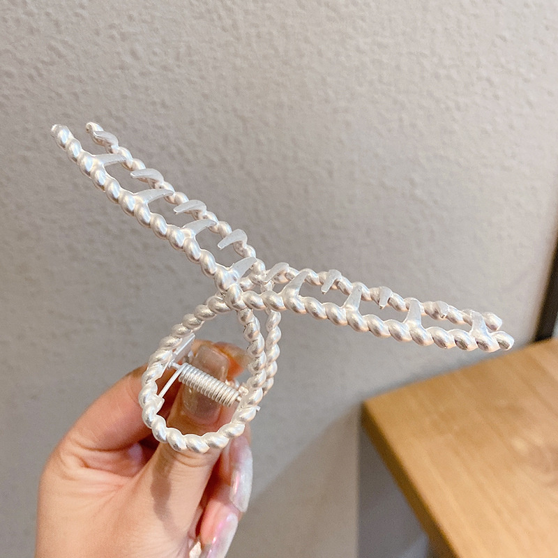 Kẹp Tóc Hợp Kim Cỡ Lớn Kiểu Hàn Quốc Xinh Xắn Cho Nữ (Hàng Có Sẵn)