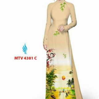 Vải áo dài in 3D