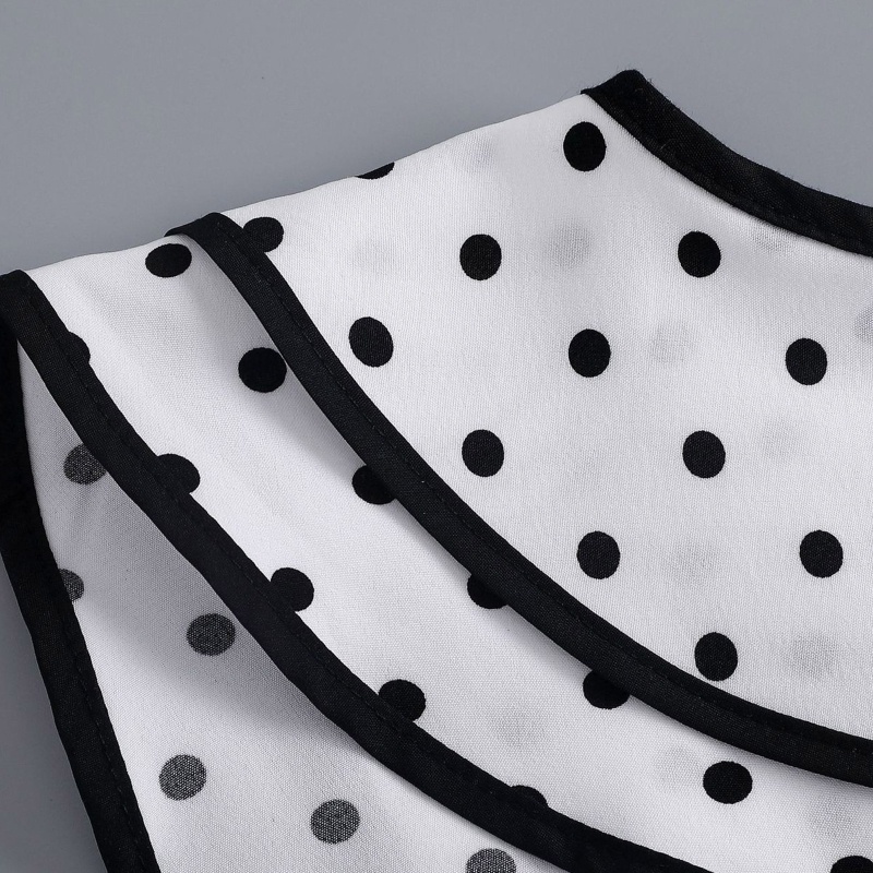 Áo Sơ Mi Giả Nhiều Lớp Họa Tiết Chấm Bi Phong Cách Hàn Quốc Thời Trang Mùa Hè Cho Nữ