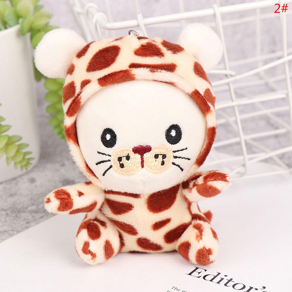 Móc Khóa Hình Hổ Nhồi Bông Mềm Mại Đáng Yêu