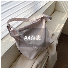 Túi đeo chéo nữ buộc dây vải canvas túi đeo vai đi học đi chơi phong cách hàn quốc