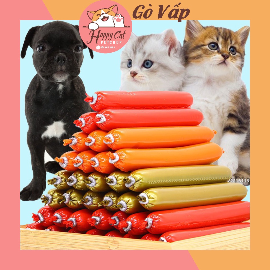 Xúc xích dinh dưỡng dành cho chó mèo Happy Cat Pet Shop