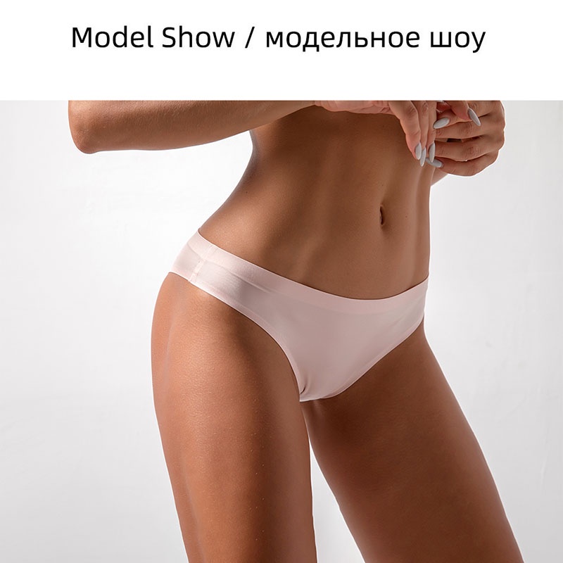 Quần lót ZXYOUPING không đường may siêu mỏng mềm mại in họa tiết da báo/ màu trơn/ sọc vằn quyến rũ size M-XXXL