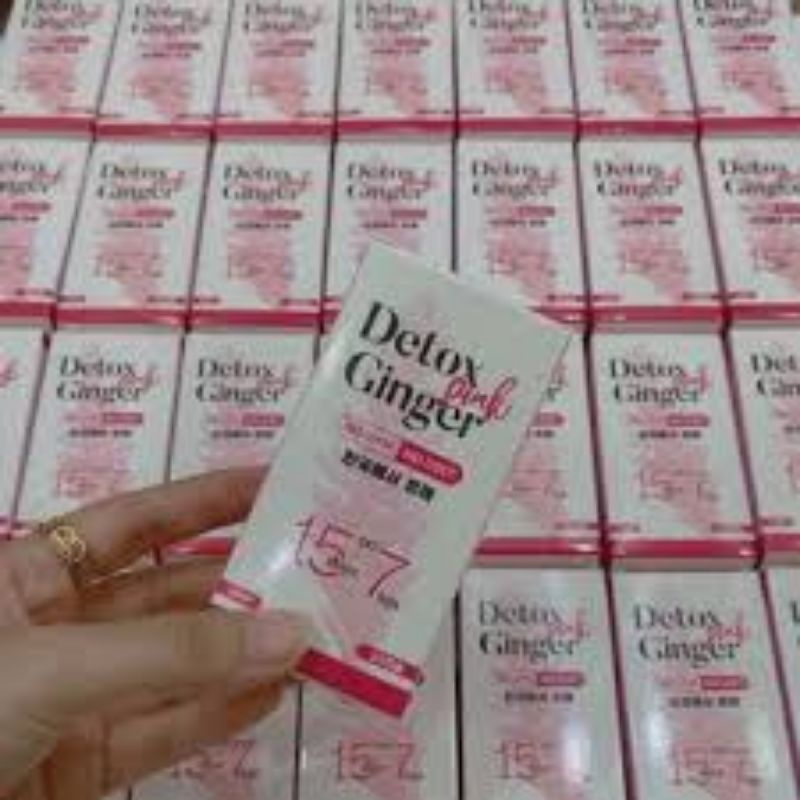 VIÊN UỐNG GC GỪNG DETOX GINGER PINK (30viên) - Date mới nhất